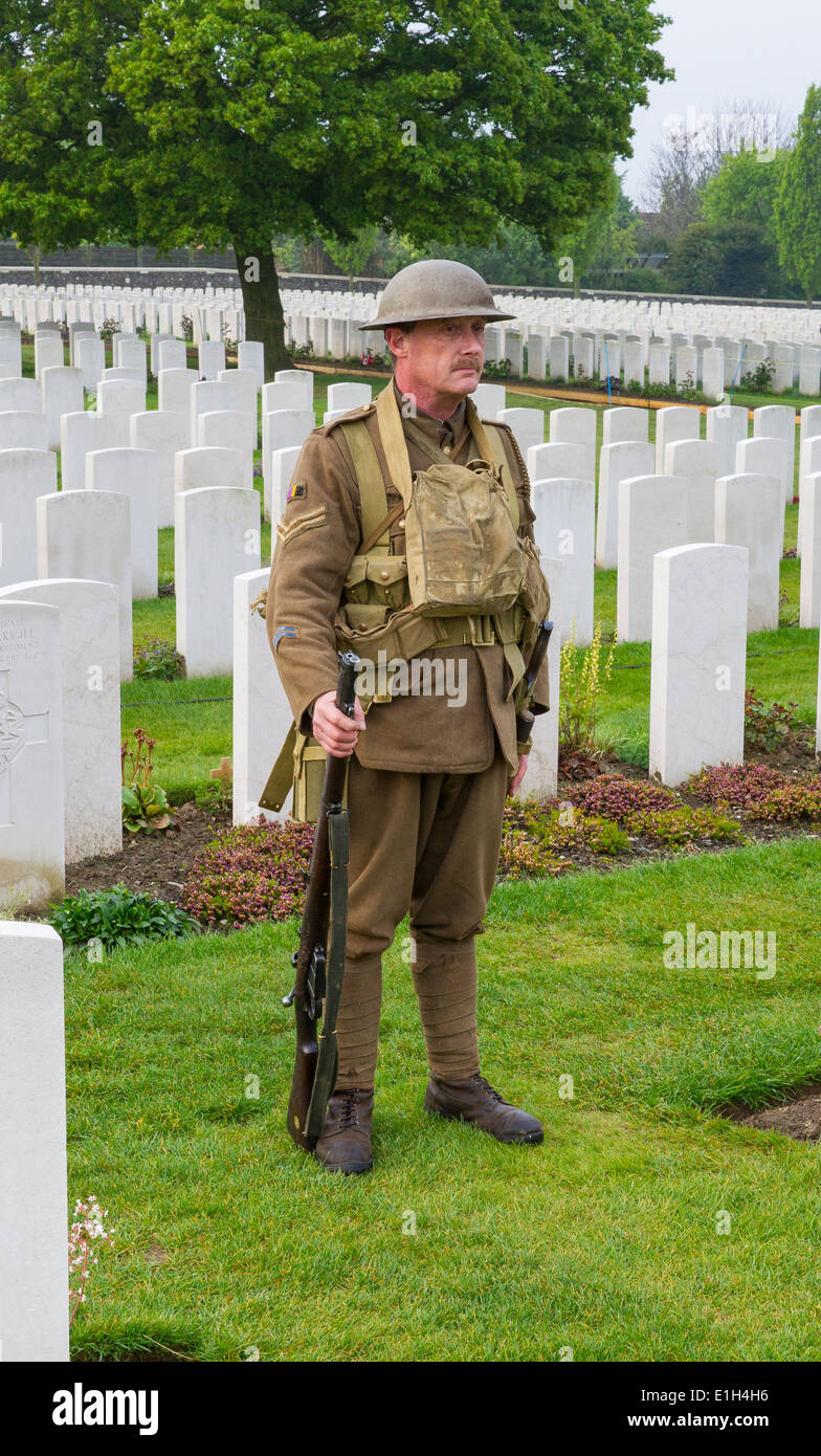 Soldat des Ersten Weltkrieges Stockfoto