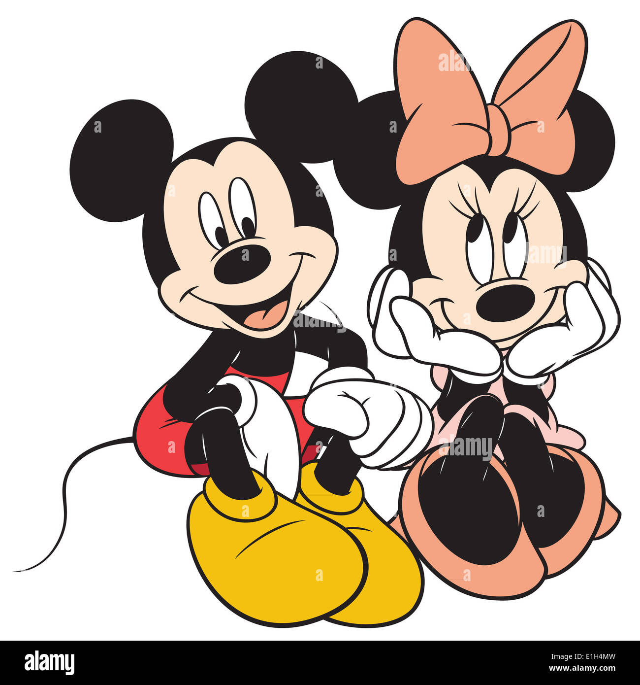 Minnie Maus Und Micky Maus Zeichnen   Micky Maus wird 20   Card ...
