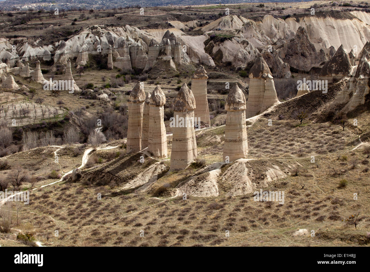 Göreme Open Air Museum Stockfoto