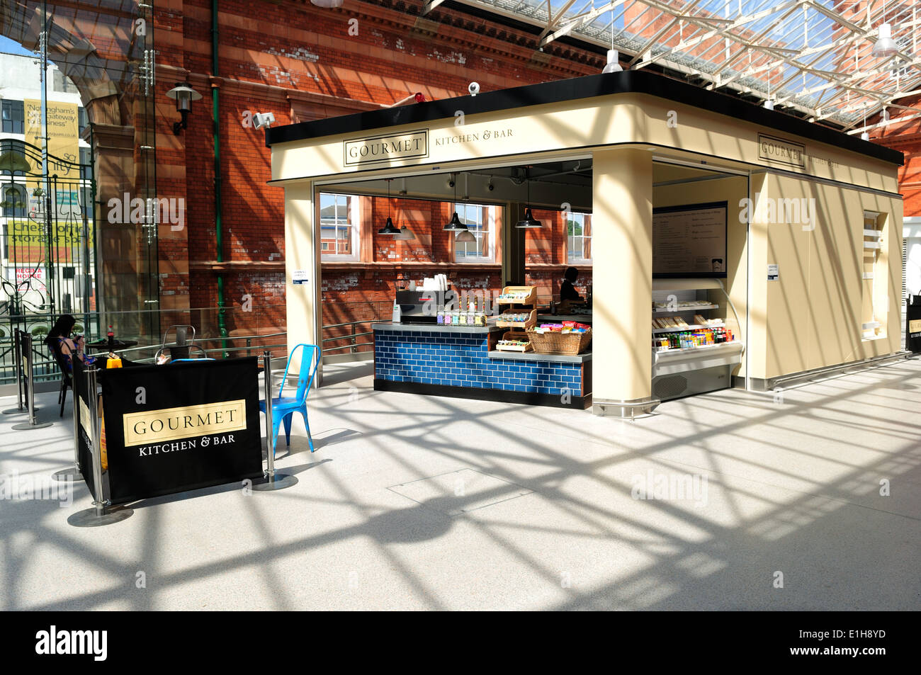 Nottingham East Midlands Bahnhof. Stockfoto