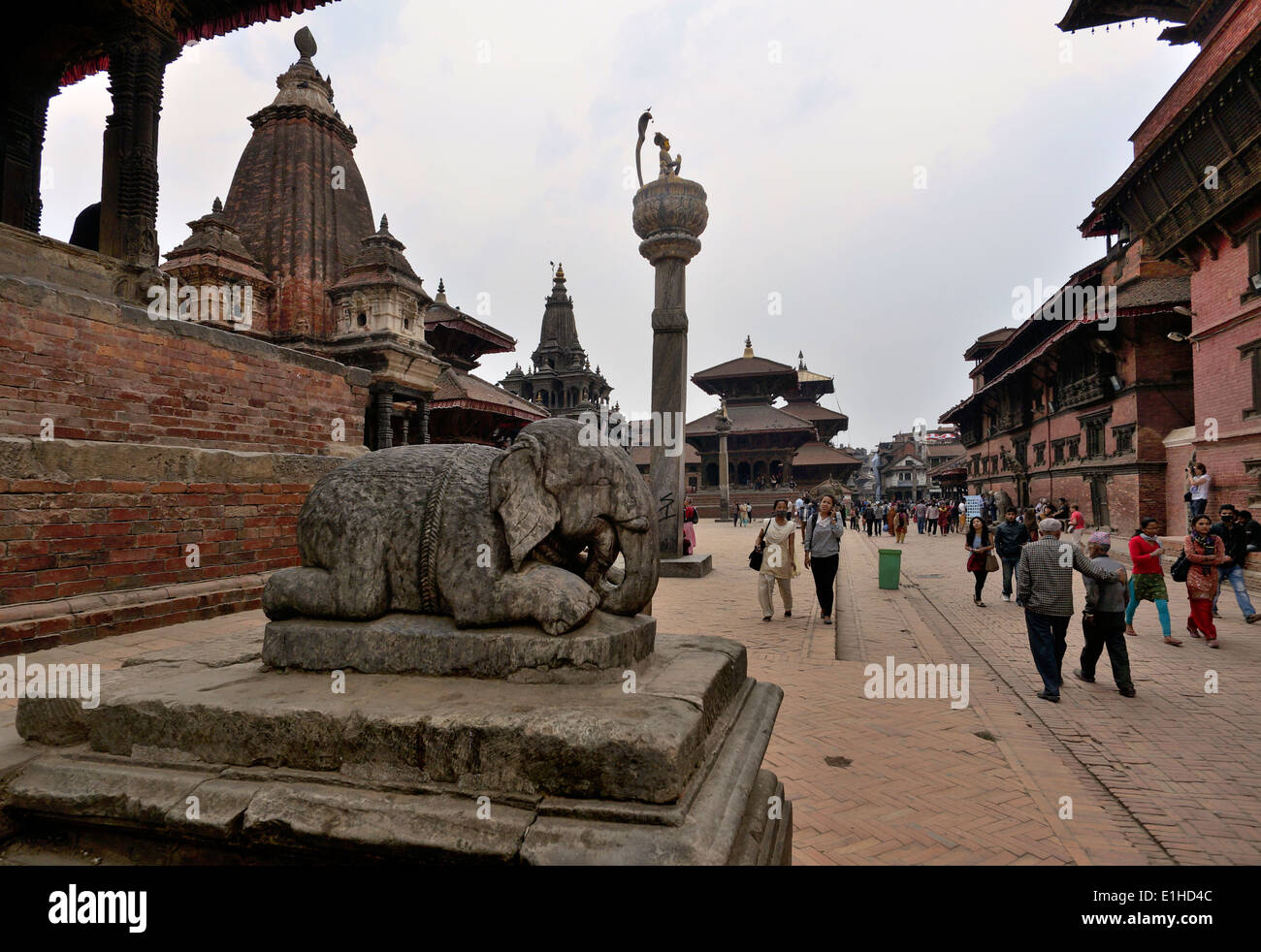 Patan Square, Weltkulturerbe, Nepal Stockfoto