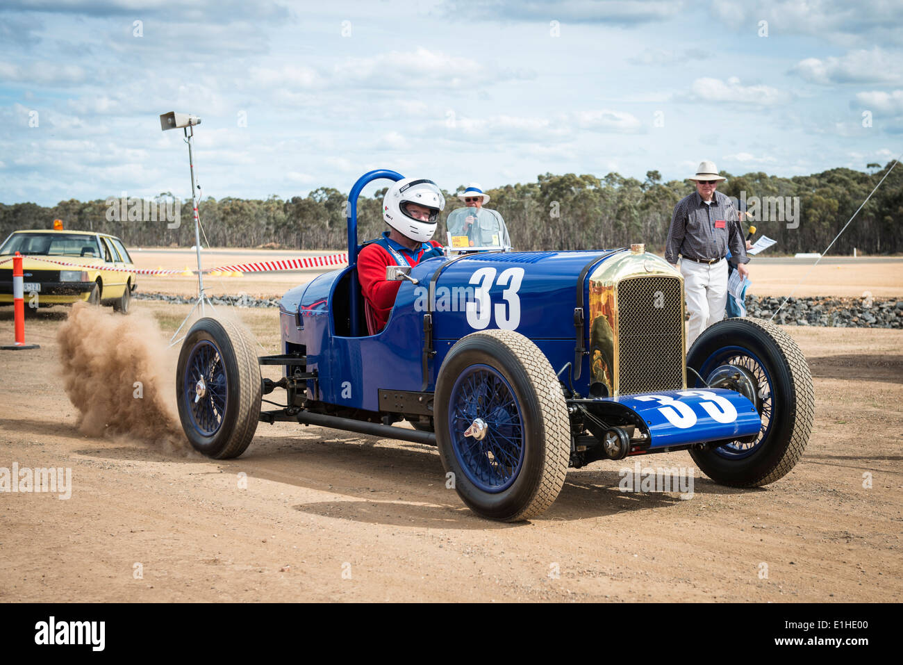 Oldtimer-Rennwagen, Victoria, Australien Stockfoto
