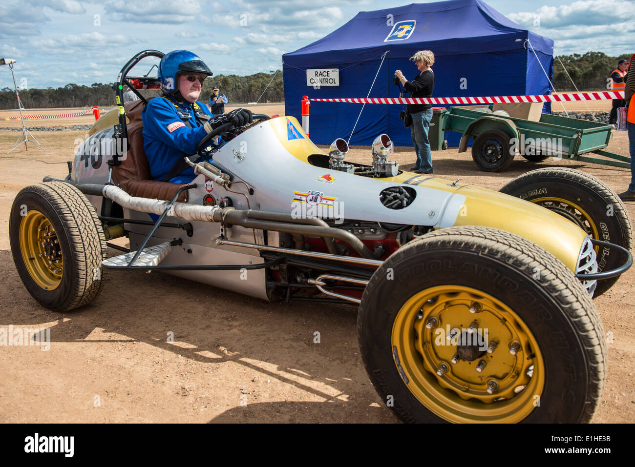 Oldtimer-Rennwagen, Victoria, Australien Stockfoto