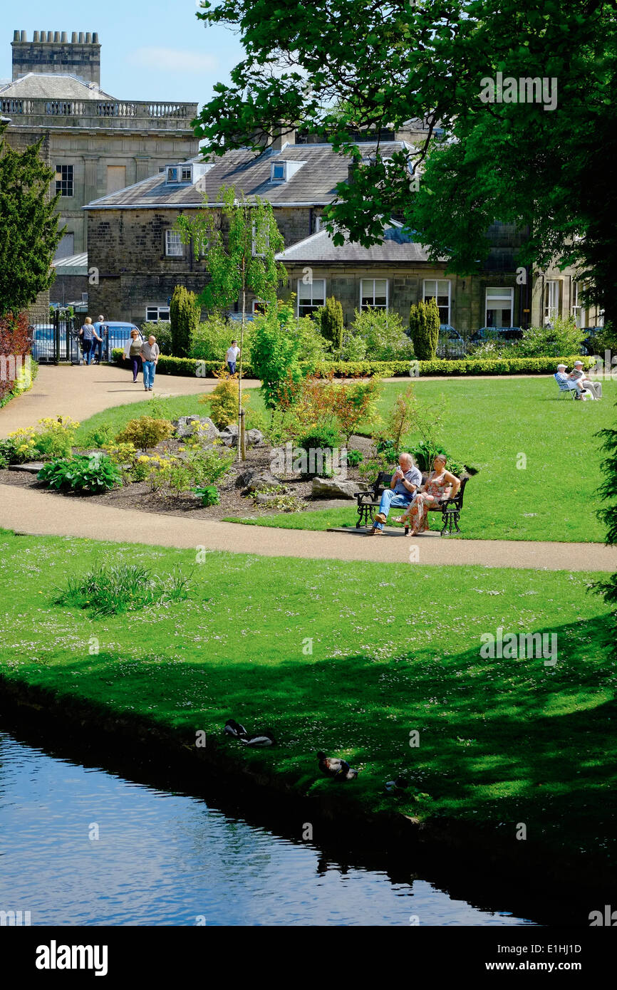 Buxton Pavilion Gärten Derbyshire England UK Stockfoto