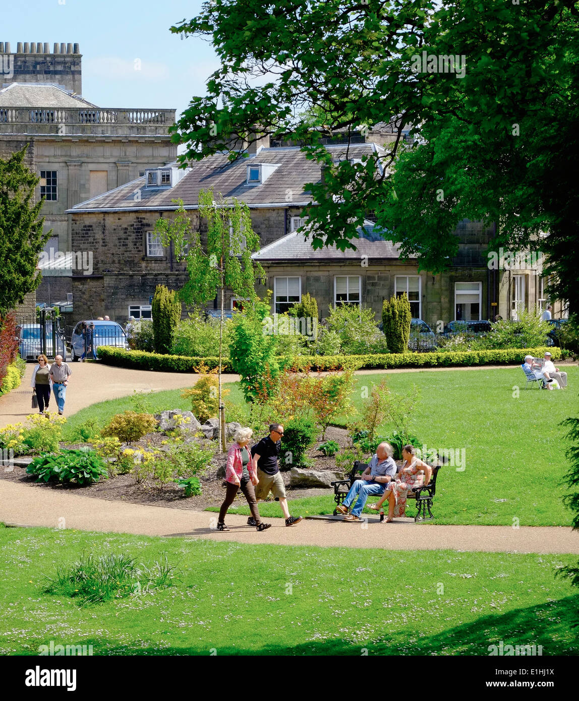 Buxton Pavilion Gärten Derbyshire England UK Stockfoto