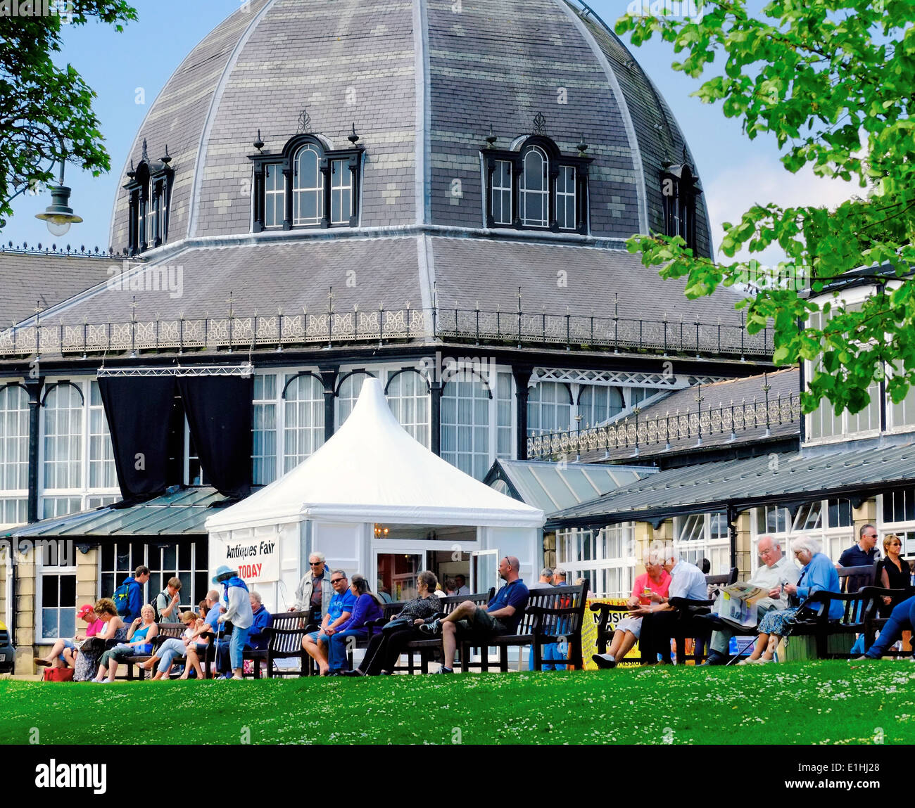 Buxton Pavilion Gardens Derbyshire England UK Stockfoto