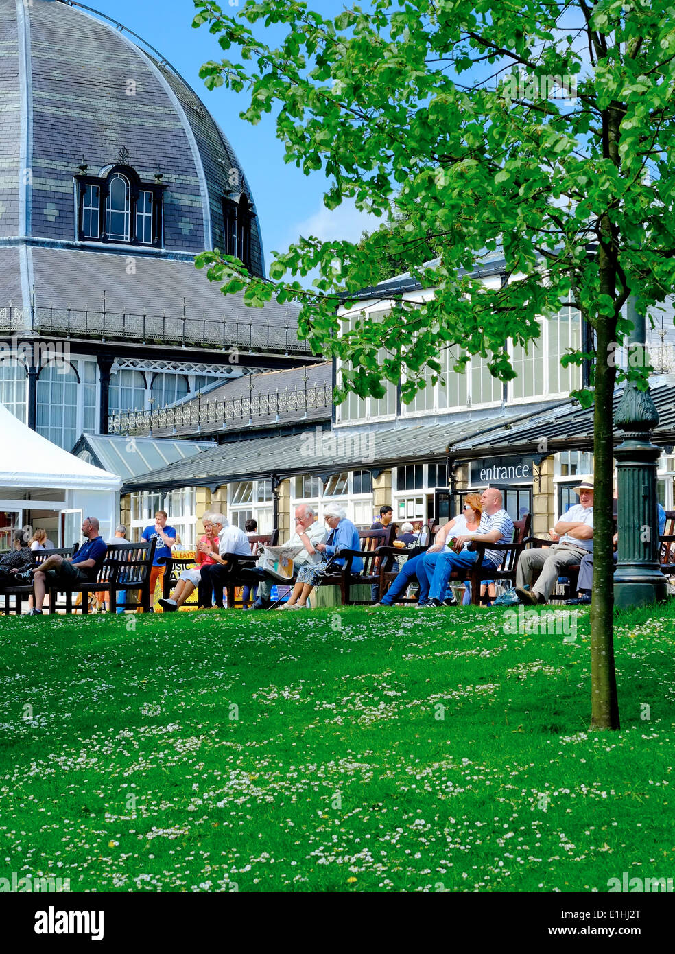 Buxton Pavilion Gardens Derbyshire England UK Stockfoto