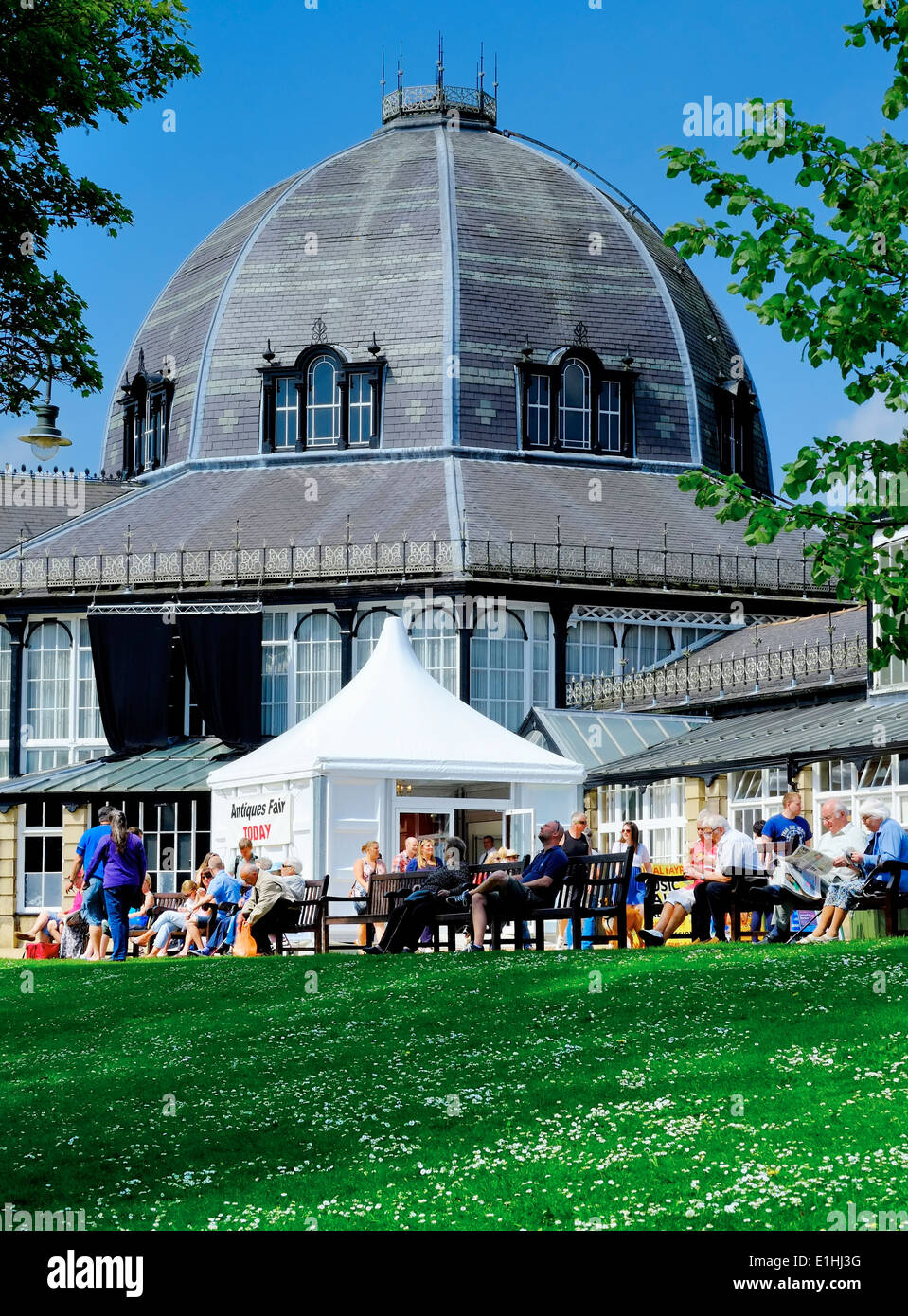 Buxton Pavilion Gardens Derbyshire England UK Stockfoto