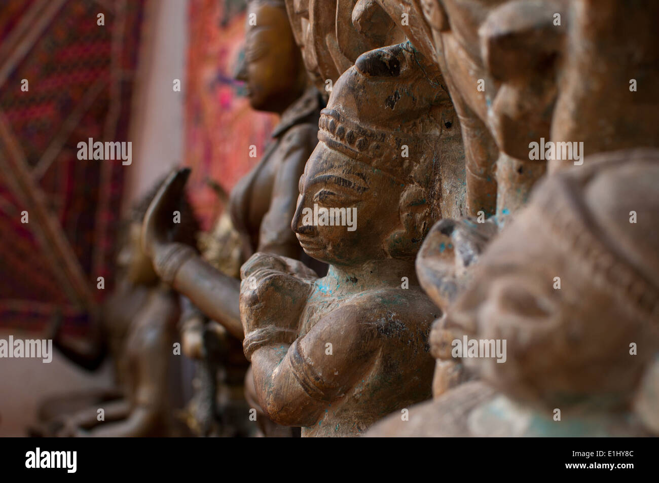 Indische Kunst Skulpturen Stockfoto