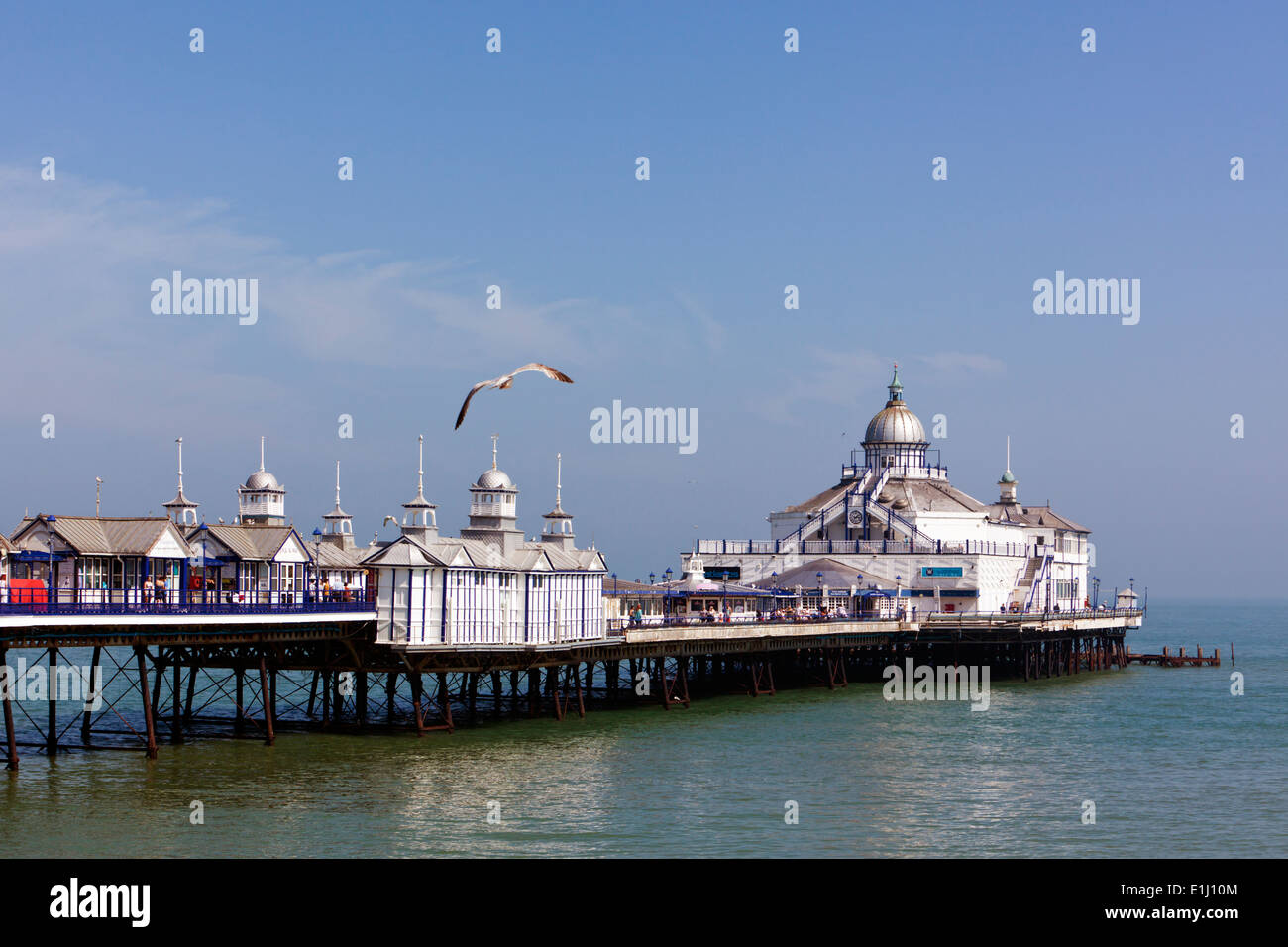 Die viktorianischen Pier in Eastbourne, Sussex, Großbritannien Stockfoto