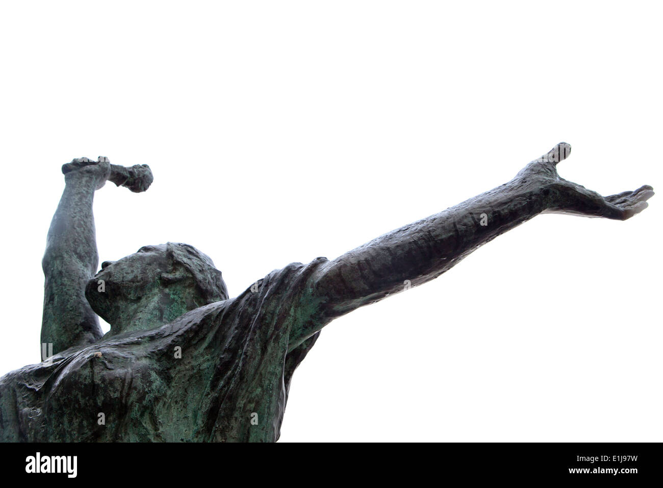 Statue von König Leopold, Ostende, Belgien Stockfoto