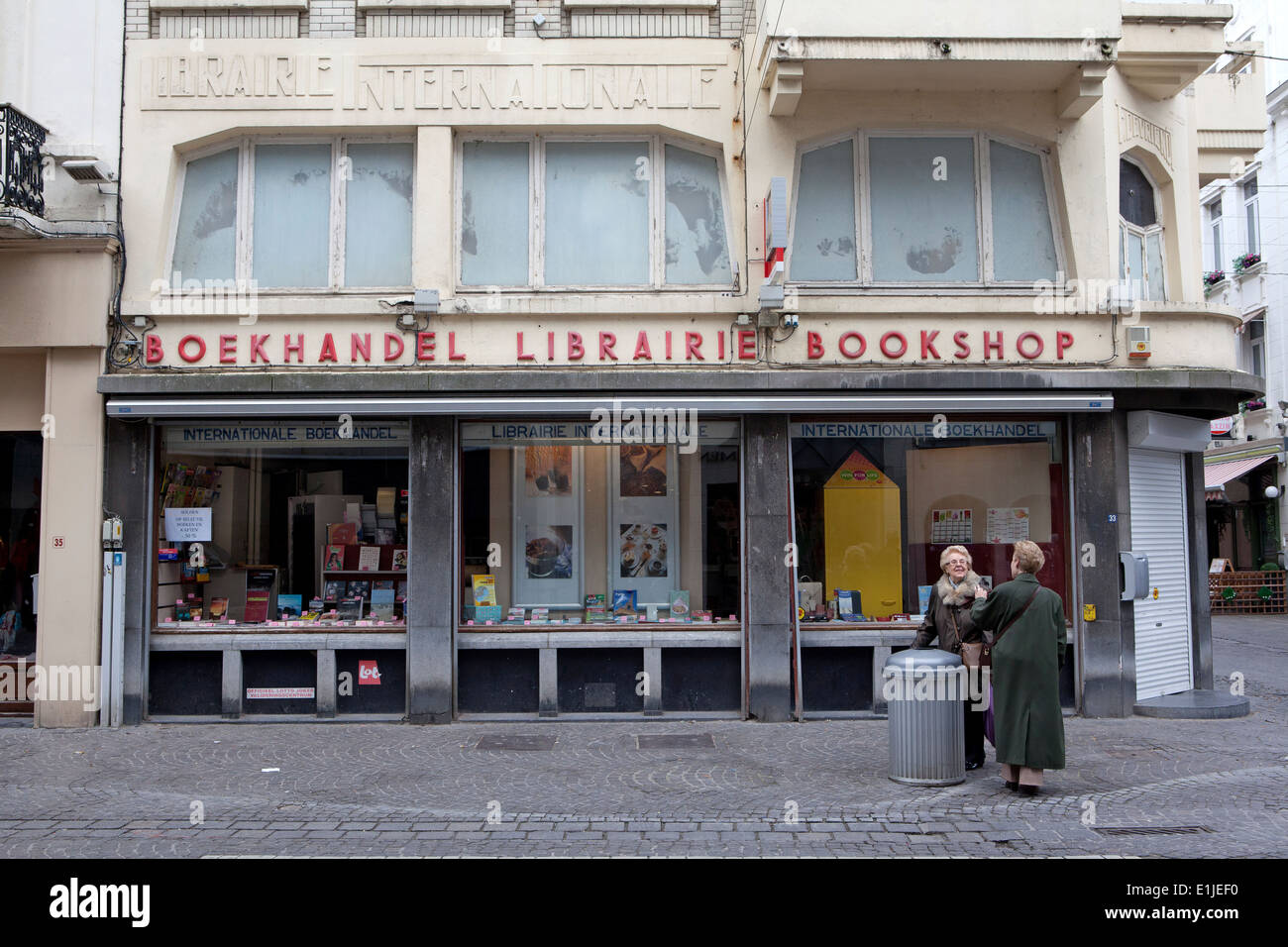 Straße Szenen Oostende Stockfoto