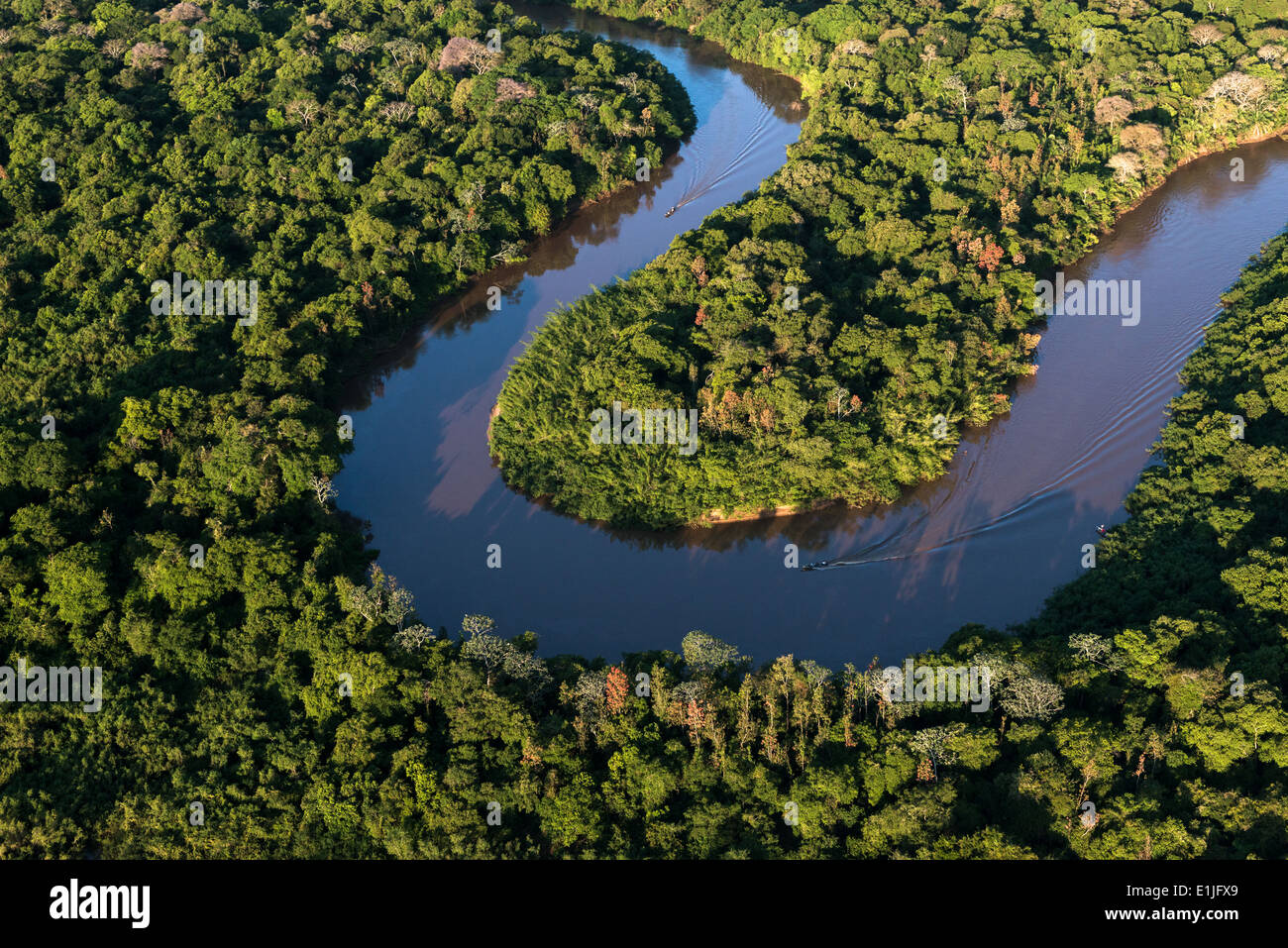 Aquidauana-Fluss im Pantanal Stockfoto
