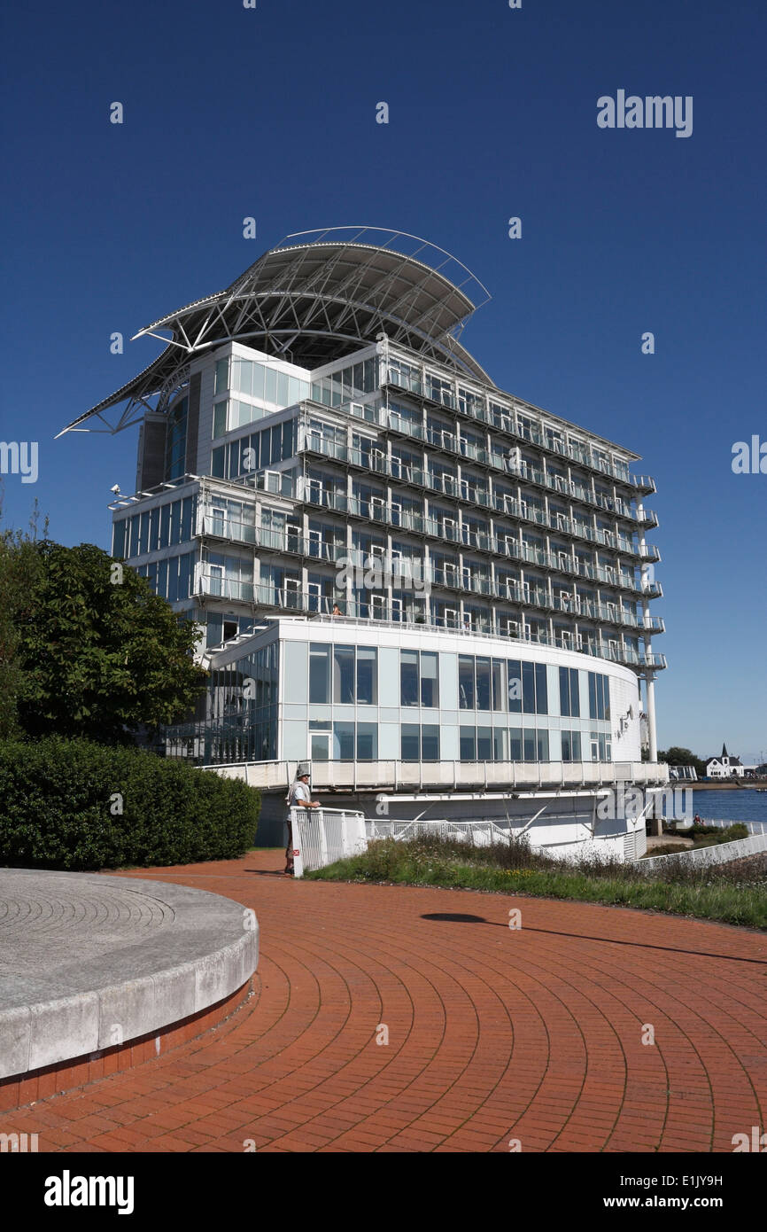 St Davids Hotel in Cardiff Bay Wales Stockfoto