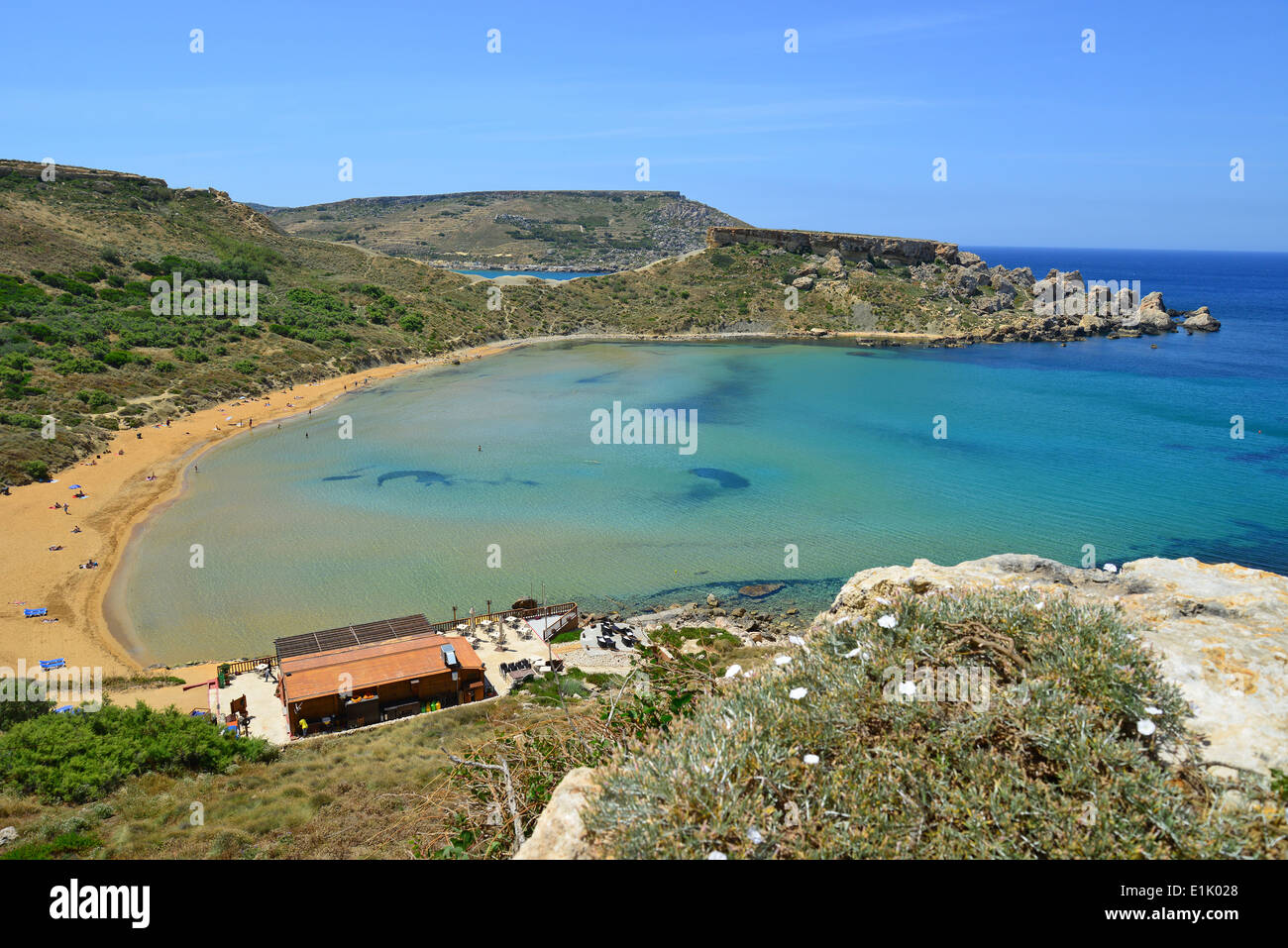 Ghajn Tuffieħa Bay, nördlichen Viertel, Malta Majjistral Region, Republik Malta Stockfoto