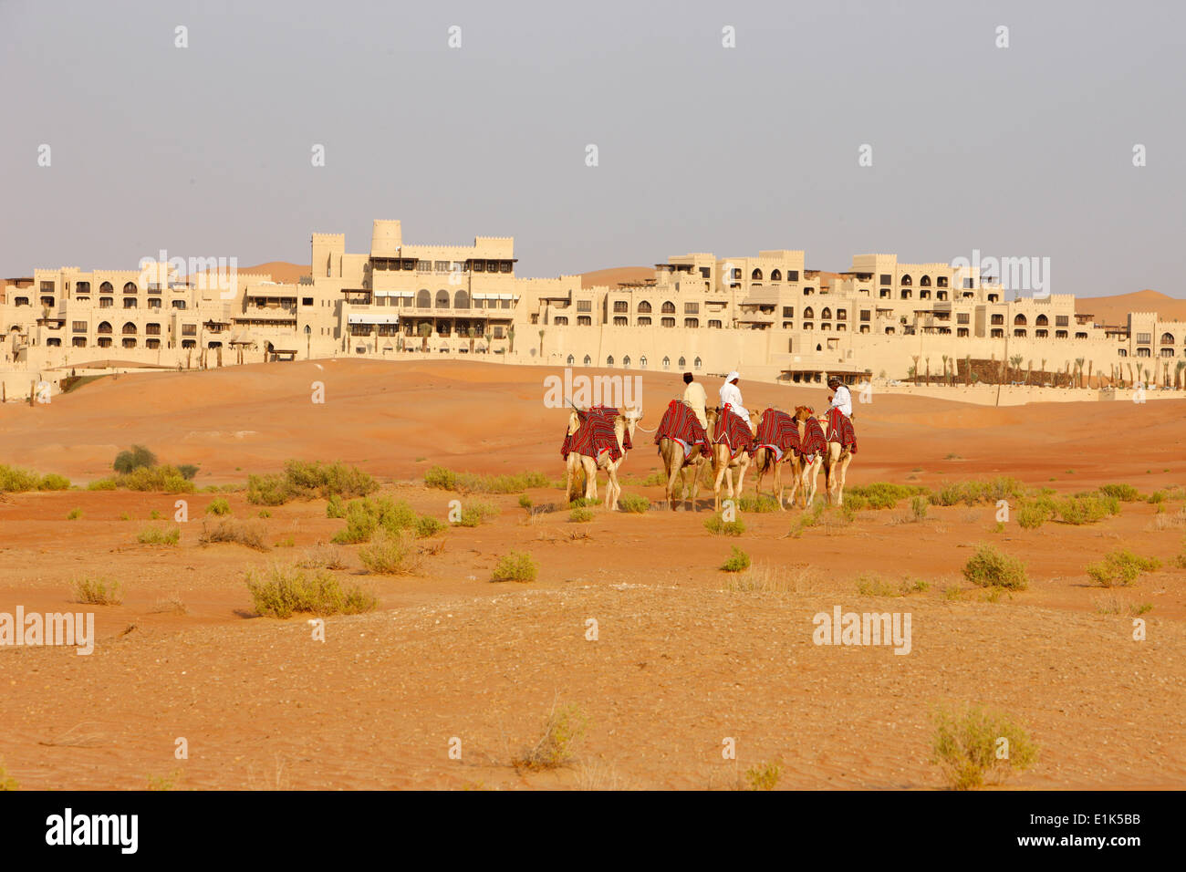 Qasr Al Sarab Desert Resort by Anantara. Stockfoto