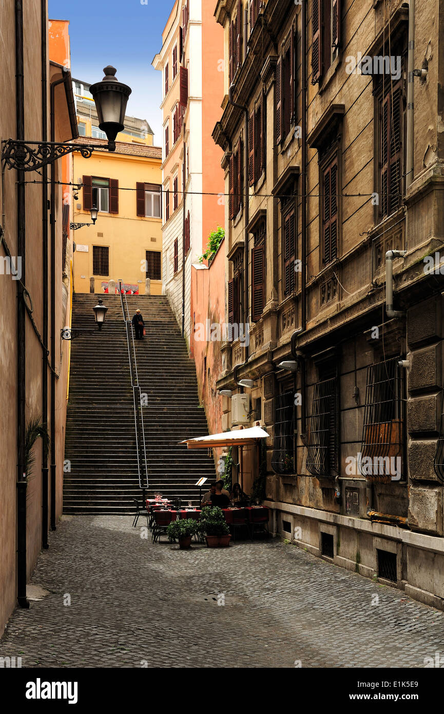 Straße in Rom, Italien Stockfoto
