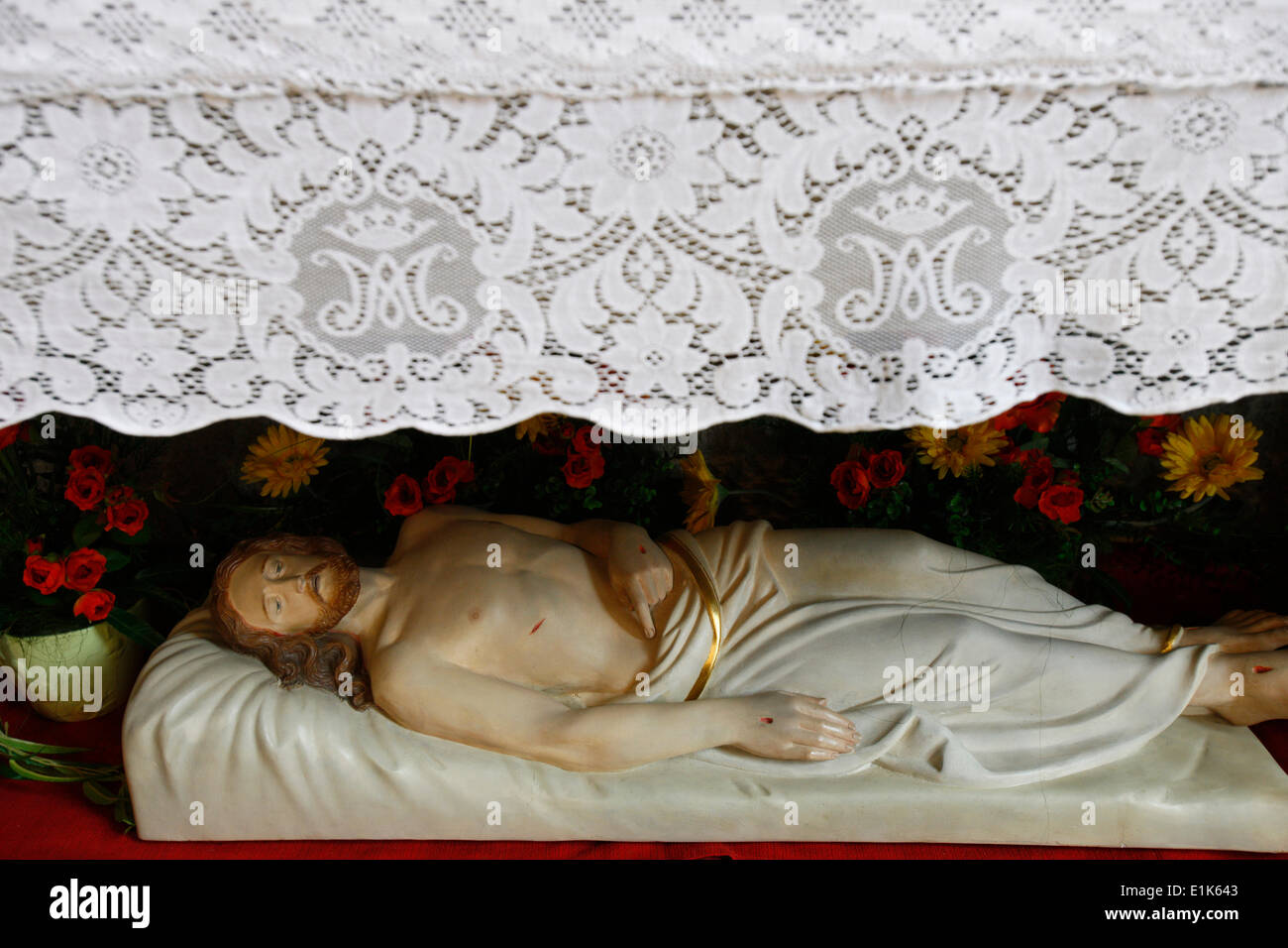 Mauer Bei Melk Kirche. Tod von Jesus. Stockfoto