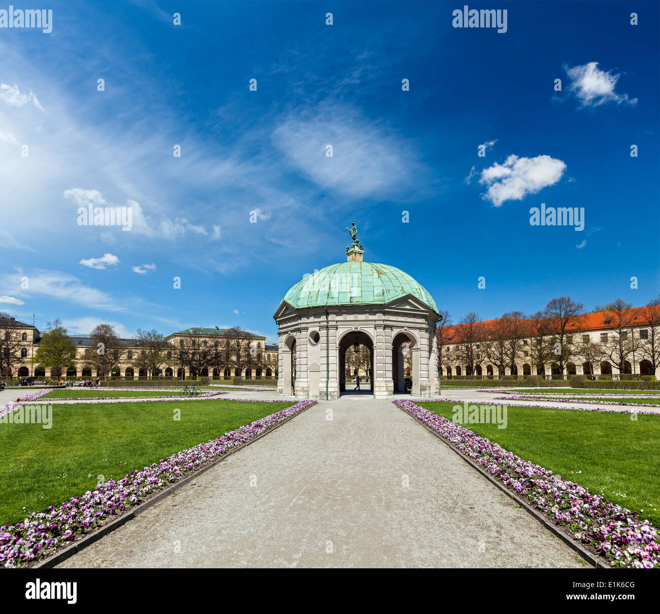 Pavillon im Hofgarten. München, Bayern, Deutschland Stockfoto