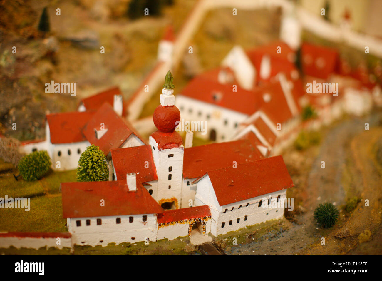 Aggsbach-Abtei-Modell Stockfoto