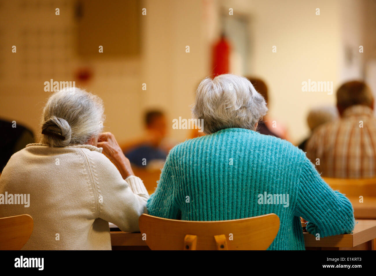 Ältere Menschen Stockfoto