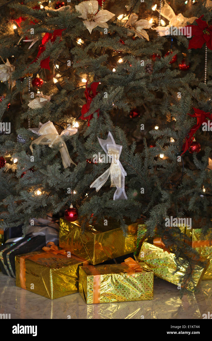 Weihnachtsbaum. Stockfoto
