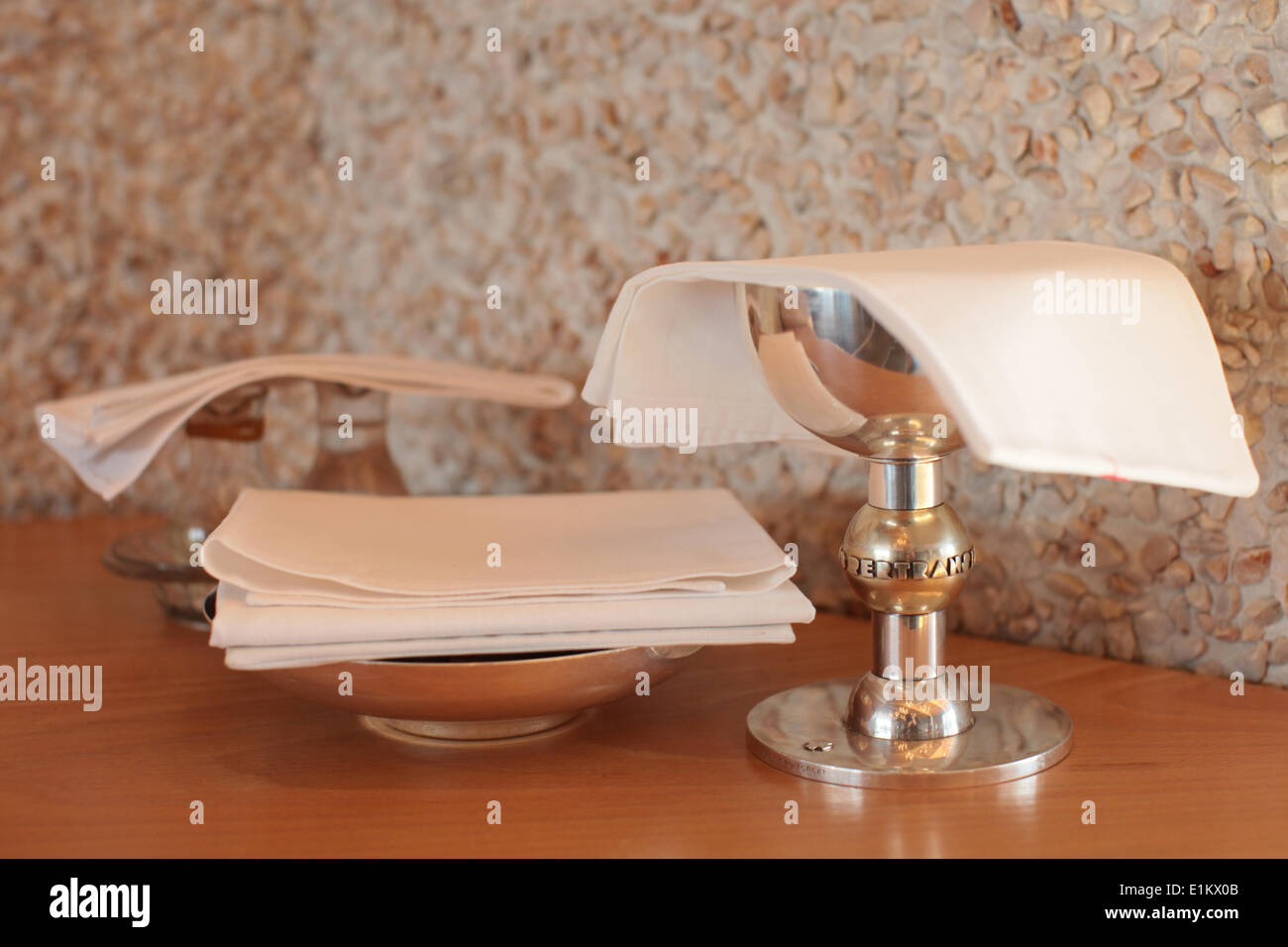 Heiligtum der Muttergottes von la Salette.  Katholische Messe. Stockfoto