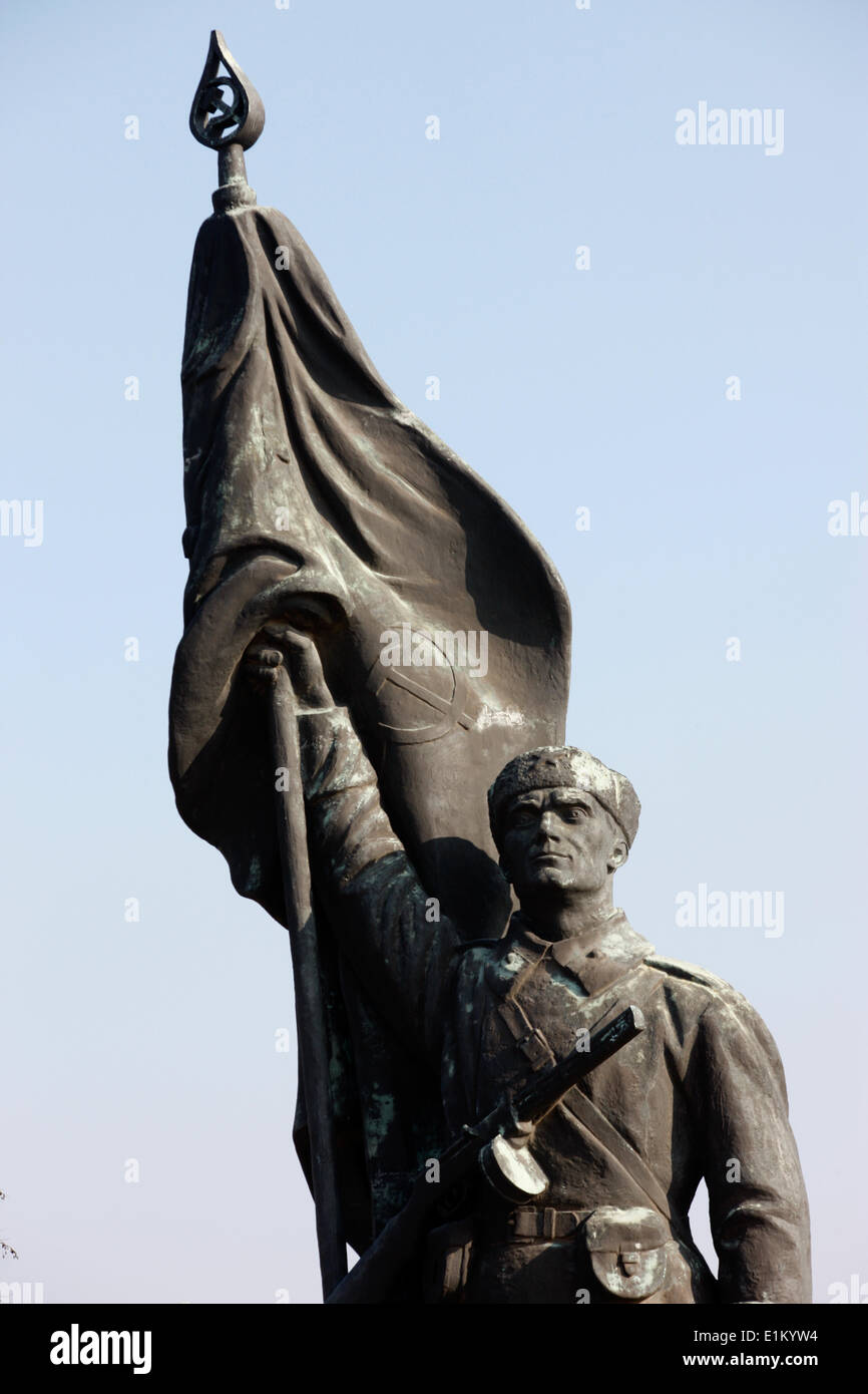 Sowjet-Ära Skulptur Statue Park in Budapest. Stockfoto