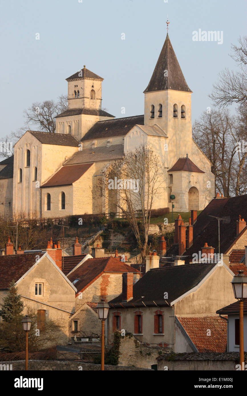 Kirche Saint-Vorles in Chatillon-Sur-Seine Stockfoto
