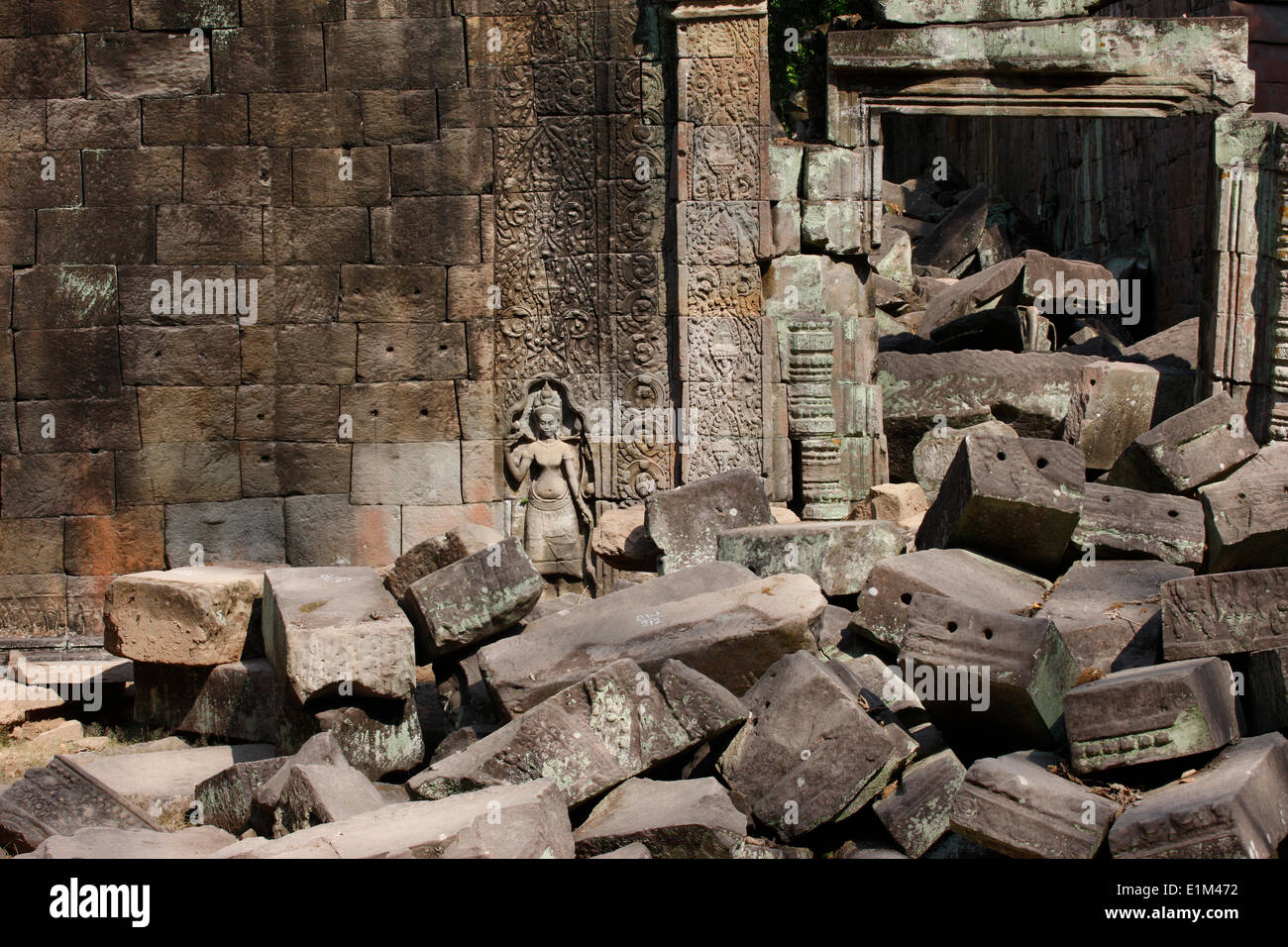 Ruinen von Ta Prohm. Stockfoto
