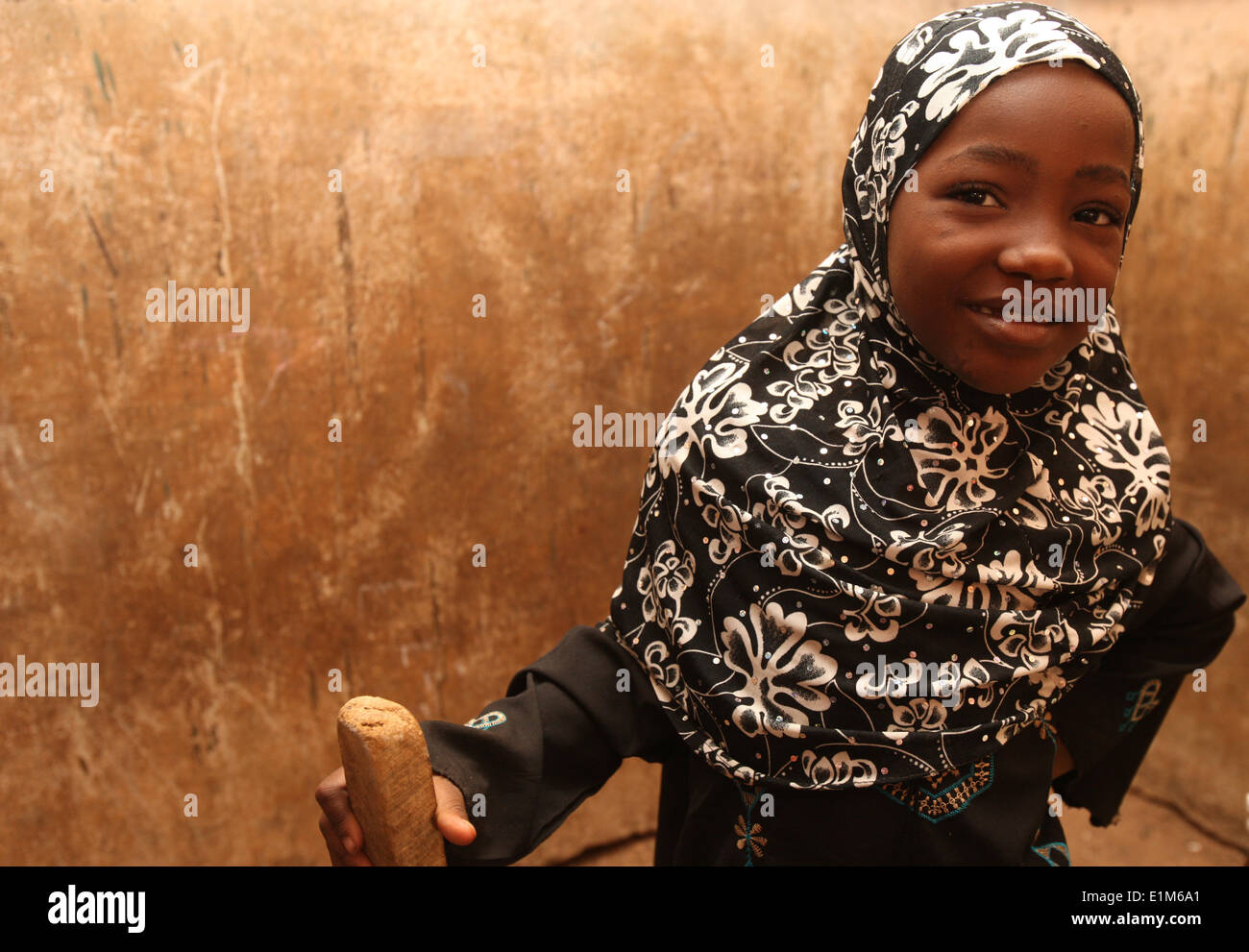 Muslimisches Mädchen. Stockfoto