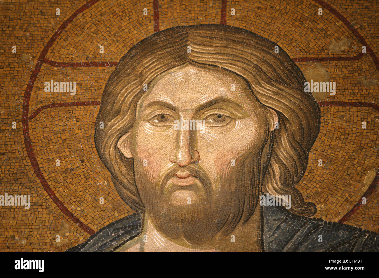 Chora Kirche Museum: Jesus Pantocrator Mosaik Stockfoto