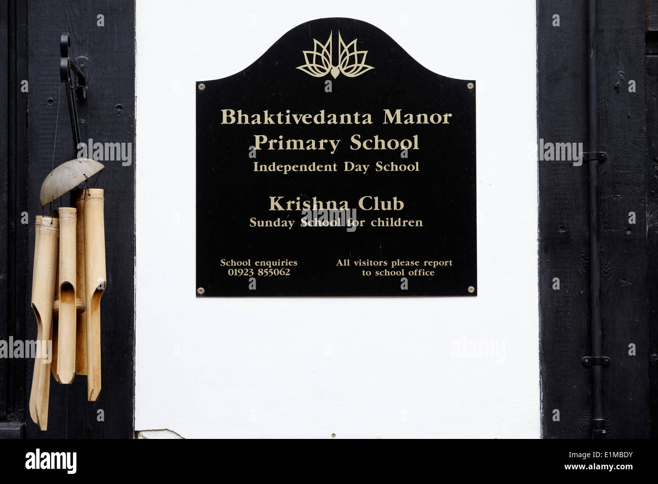 Bhaktivedanta Manor-Schule Stockfoto