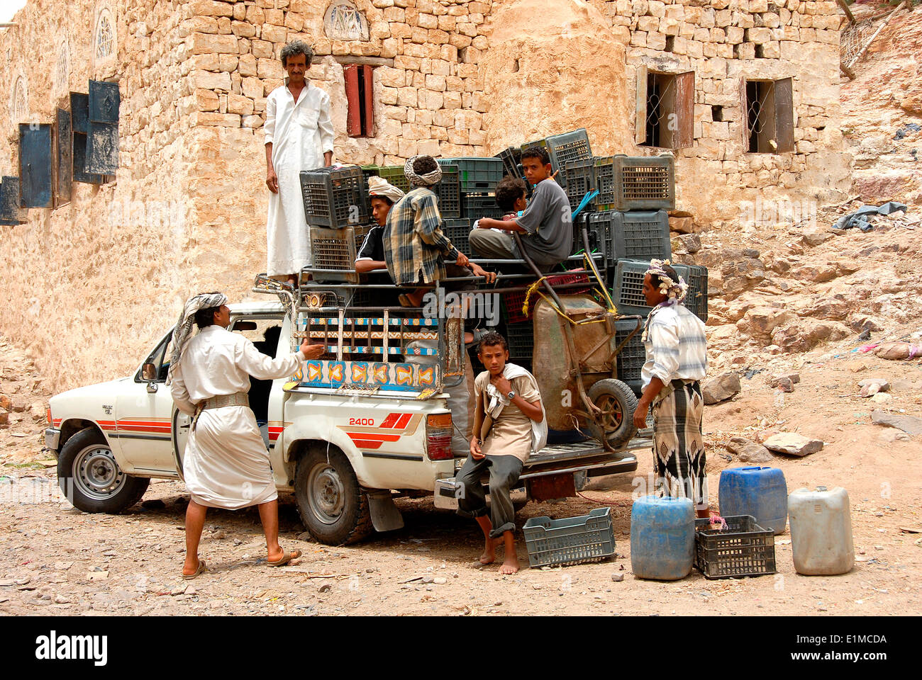 LKW abholen Stockfoto
