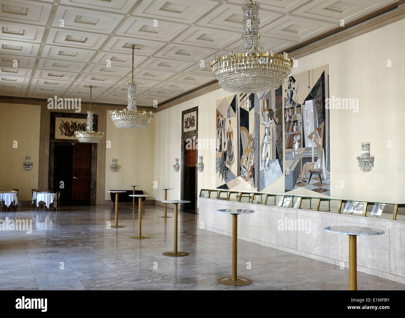 Bar in Vienna State Opera, Wien, Österreich, Europa Stockfoto