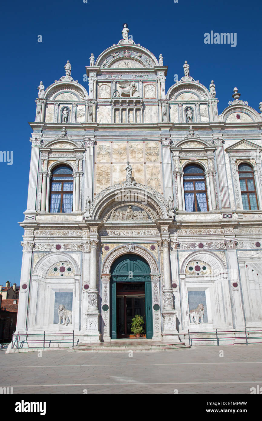 Venedig - Scuola Grande di San Marco. Stockfoto