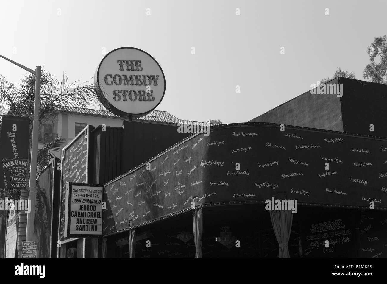 Der Comedy Store, Sunset Boulevard, Los Angeles, Kalifornien. Stockfoto