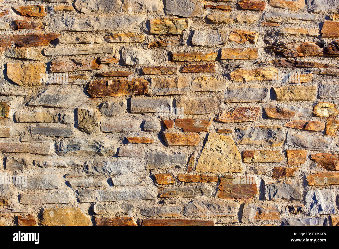 Stein Wand Textur oder Hintergrund. Stockfoto