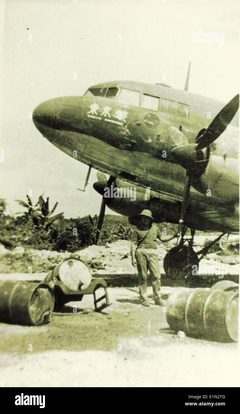 Nakajima L2D, Tabby Marine Typ 0 Transport '' DC-3'' Stockfoto