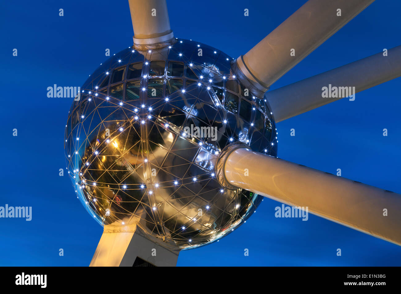 Atomium in Brüssel, Belgien Stockfoto