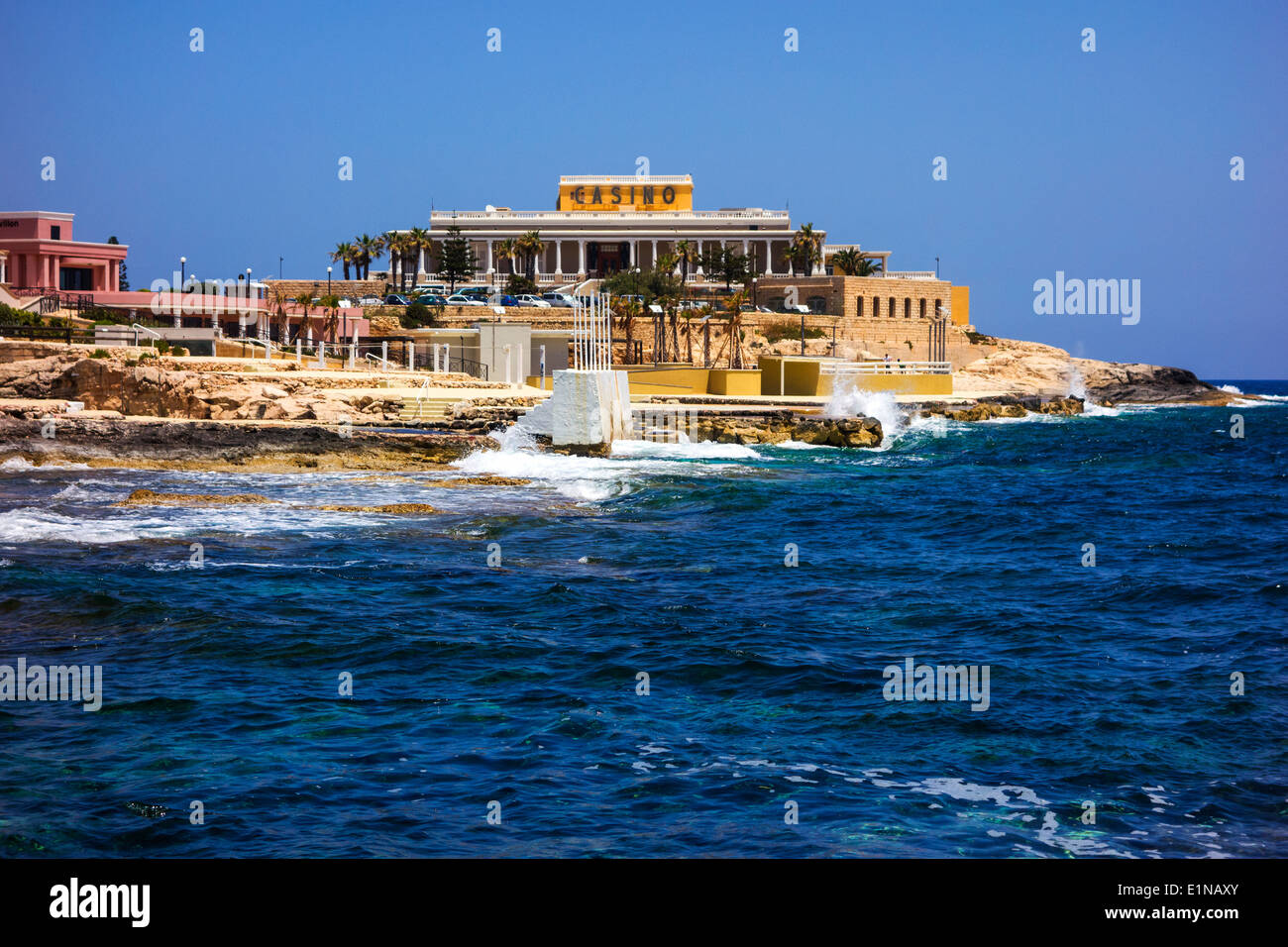 Westin Dragonara Palace Casino Resort. Stockfoto