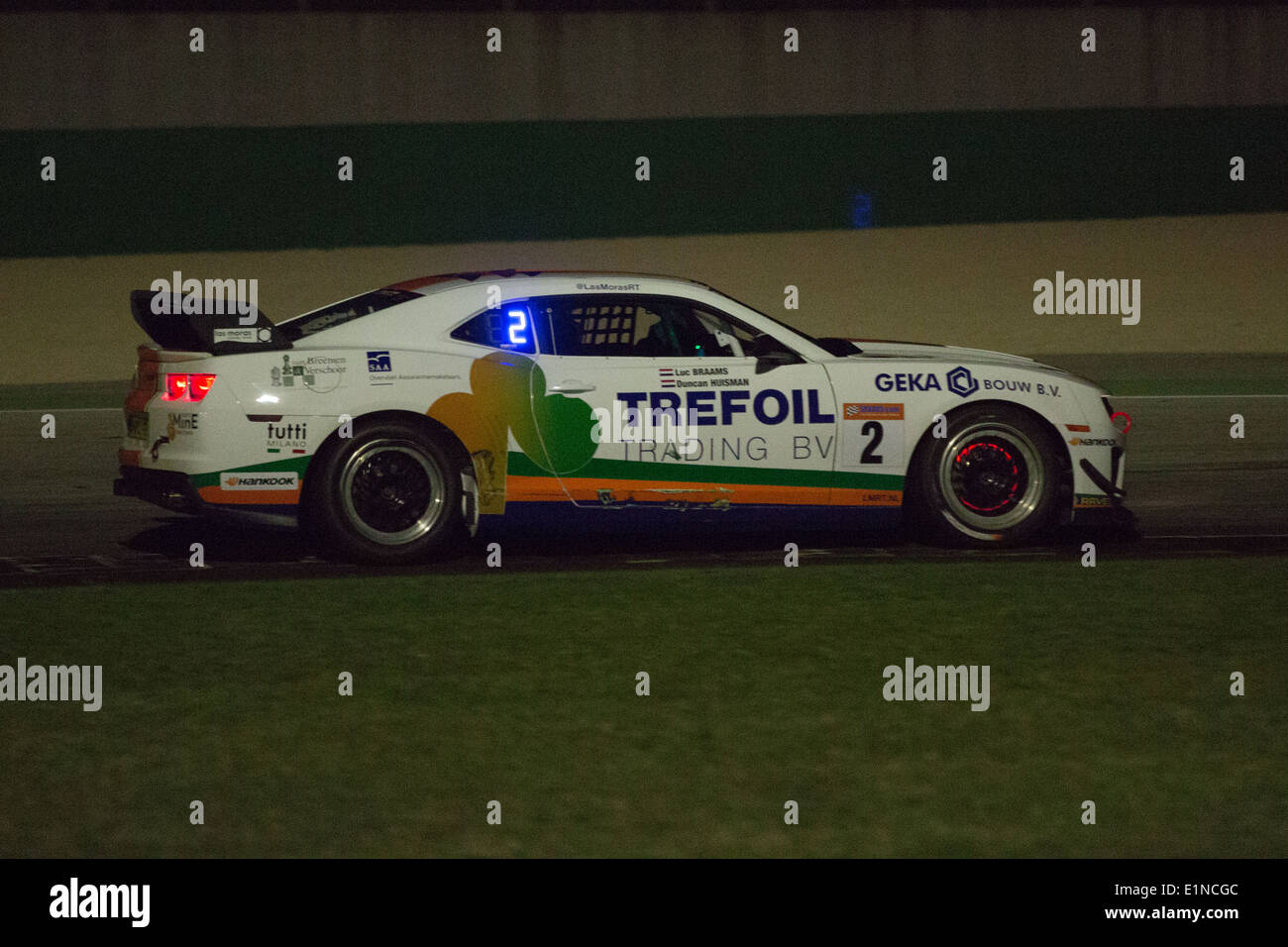 Chevrolet Camaro GT4 PRO, v8-Racing-Team, angetrieben von HUISMAN Duncan (NED), der europäischen GT4-Serie Autorennen Stockfoto