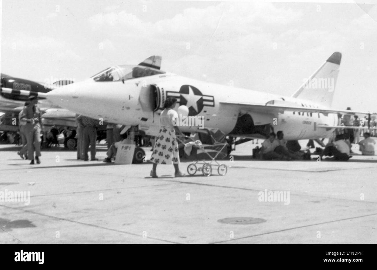 Grumman F11F-1, Edwards AFB, c55 Stockfoto