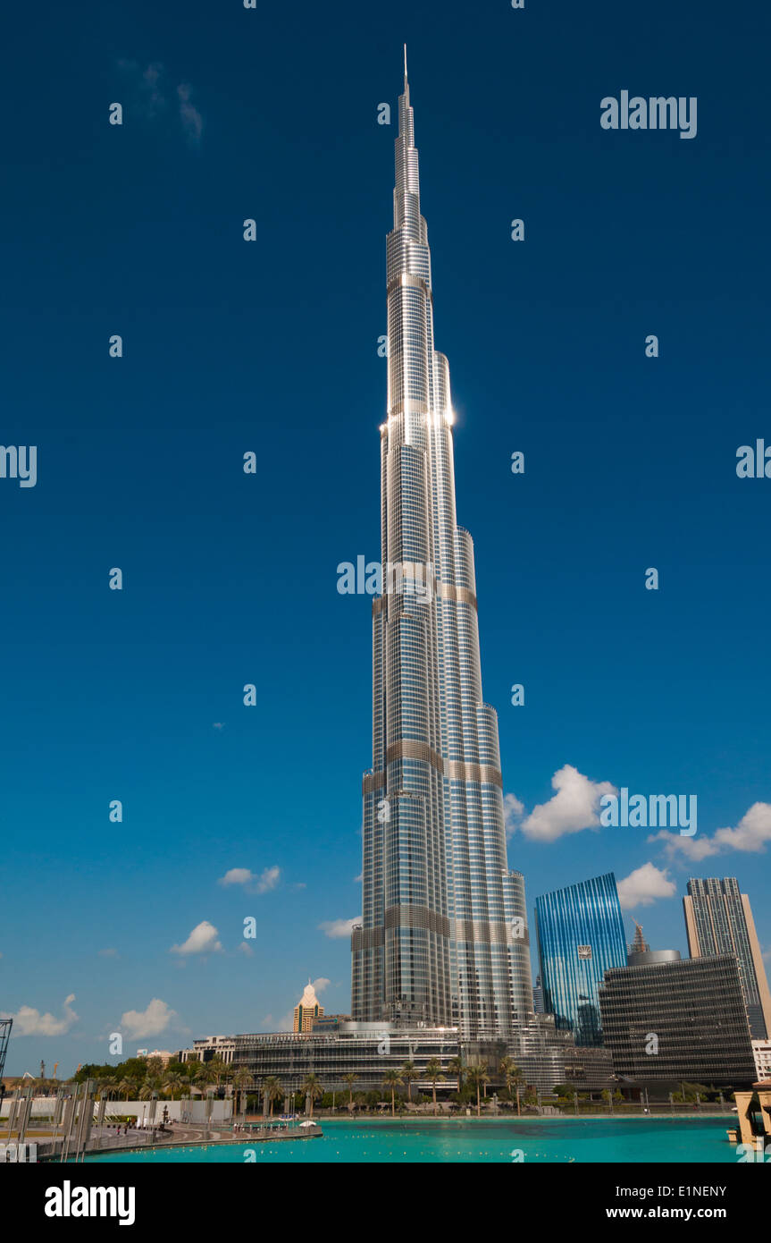 Burj Khalifa-Symbol des Nahen Ostens, VAE Stockfoto
