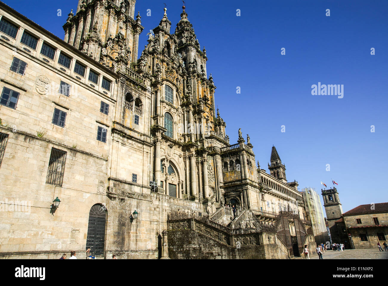 Str. James Kathedrale Santiago De Compostela, Galicien, Spanien Stockfoto