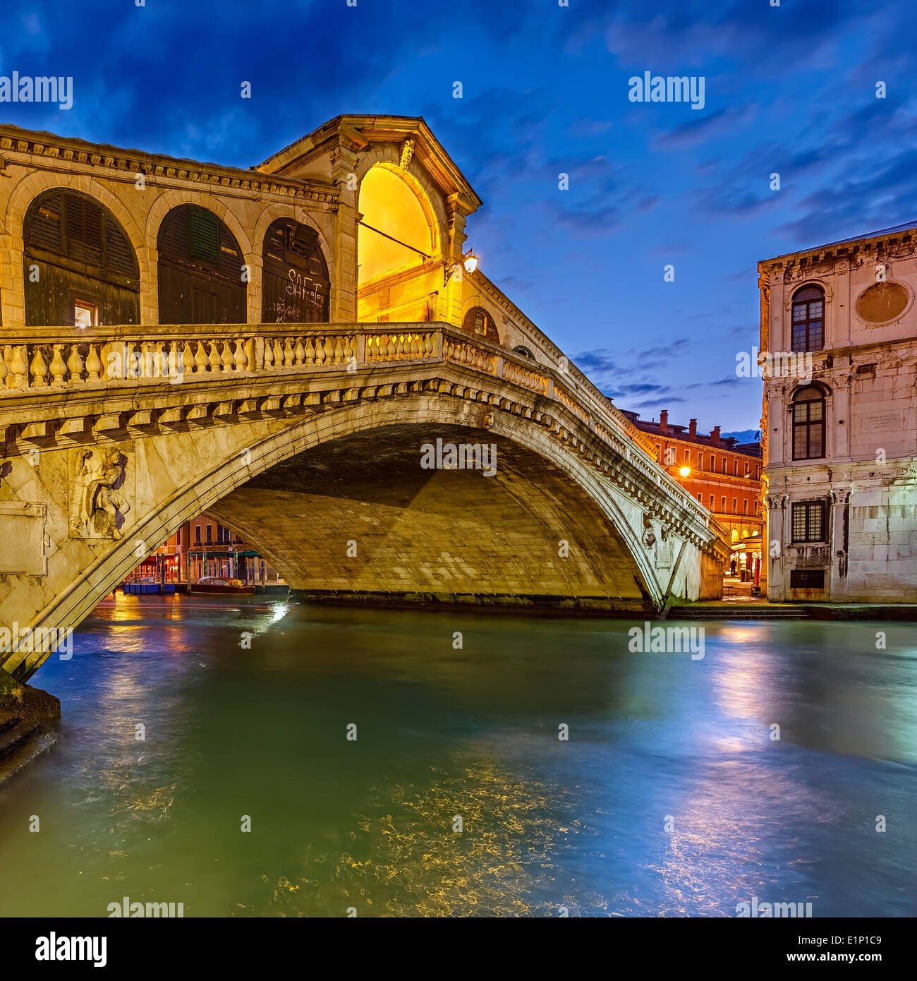 Rialto-Brücke, Venedig Stockfoto