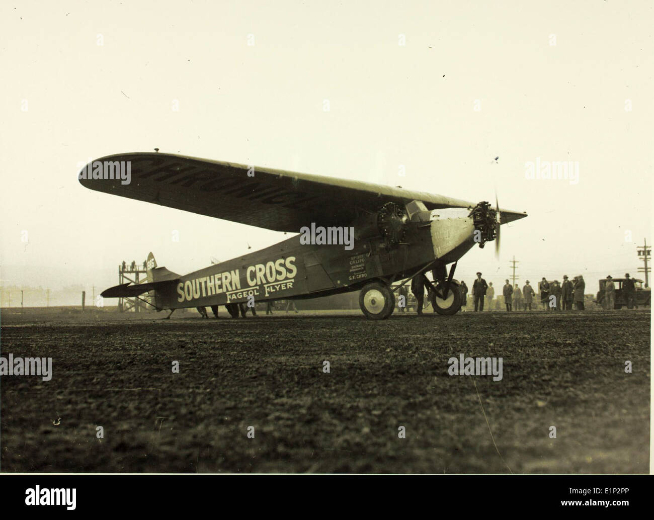 Historischer Flug-Kreuz des Südens-Flug Stockfoto