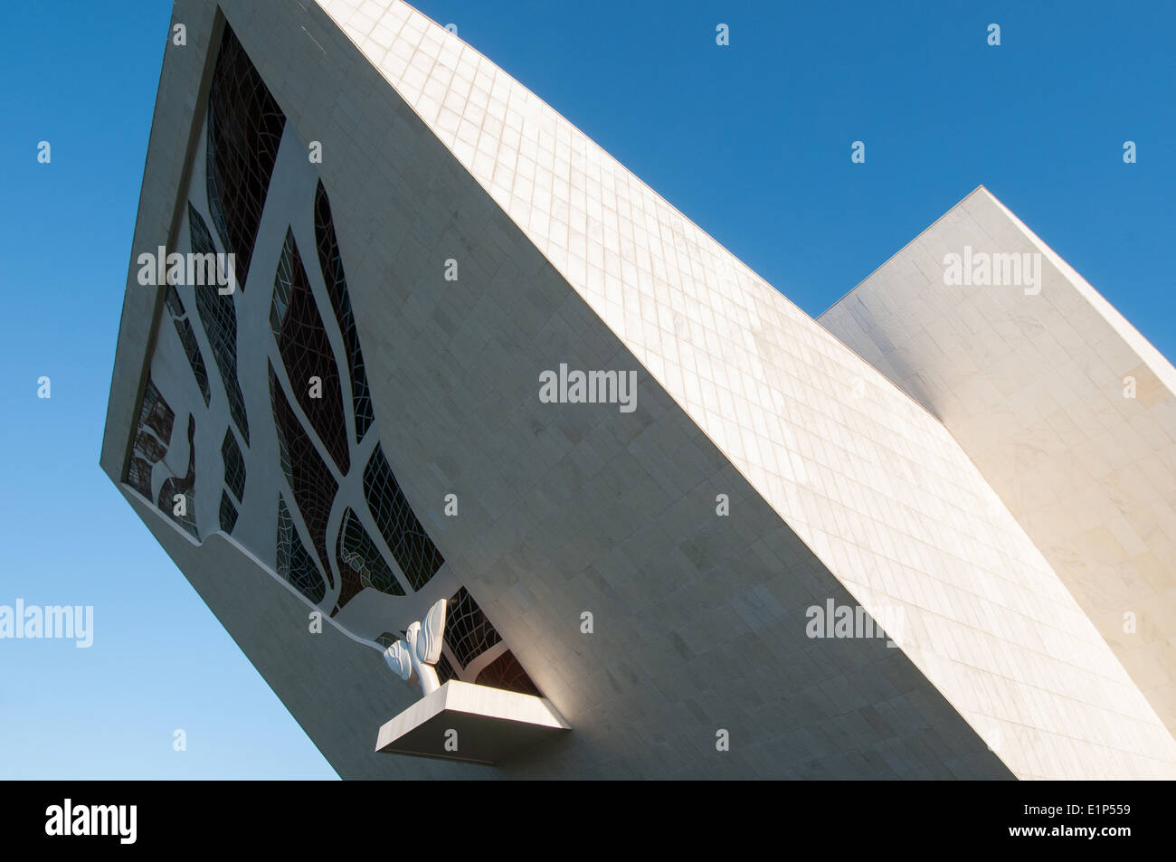 Die Nation Pantheon – Panteão da Pátria Tancredo Neves – in Brasília vom Architekten Oscar Niemeyer Stockfoto