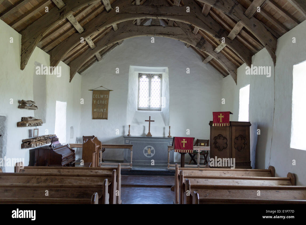 MWNT Kirche Westwales Stockfoto