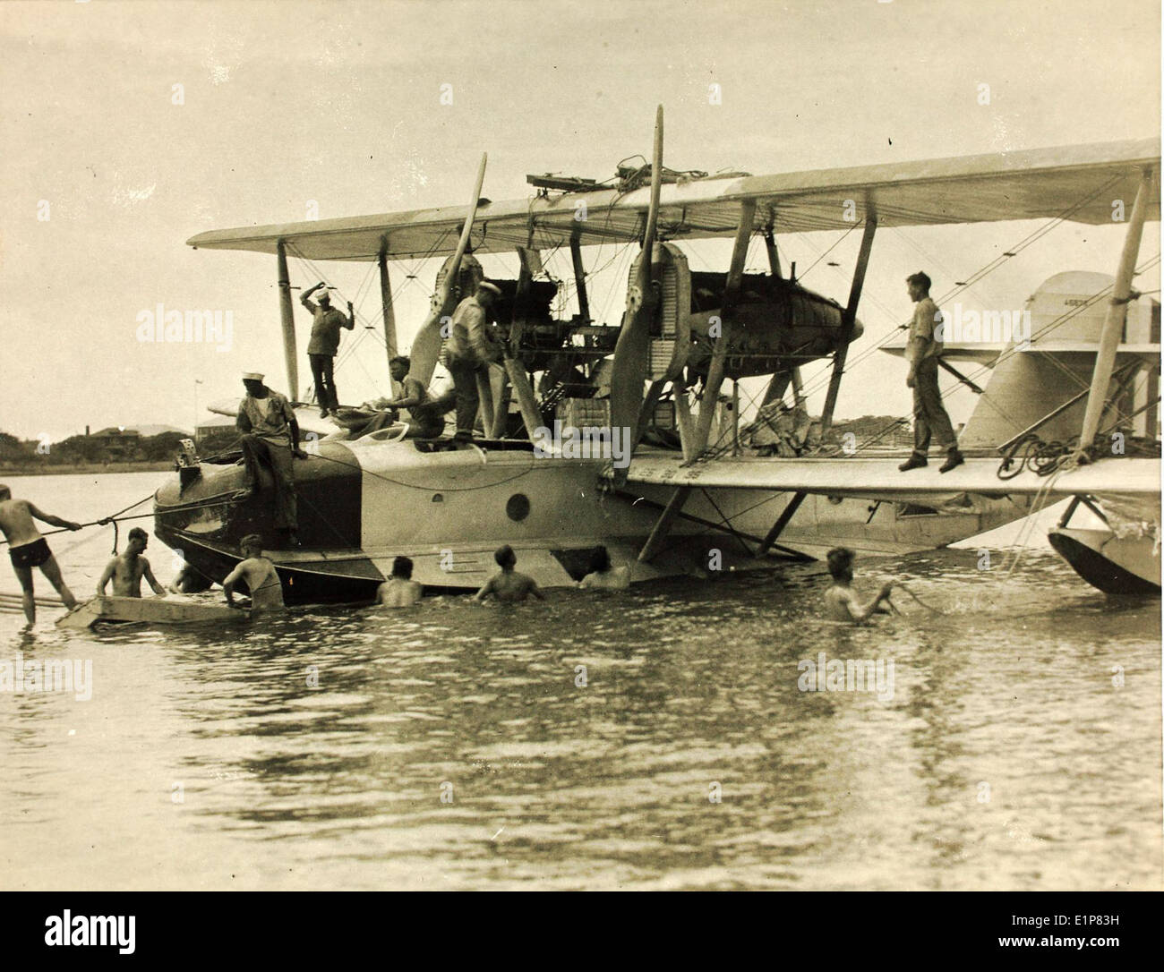 Historischer Flug Trans Pacific Stockfoto